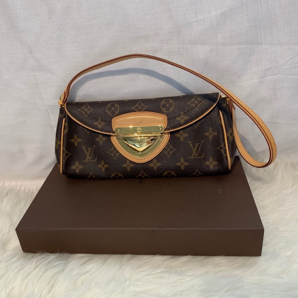 LV BAGUETTE SHOULDER CLUTCH BAG